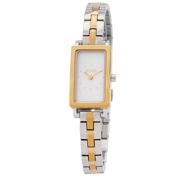NWT Authentic Skagen Hagen Micro Quartz White Dial Women's Watch - Picture 1 of 3